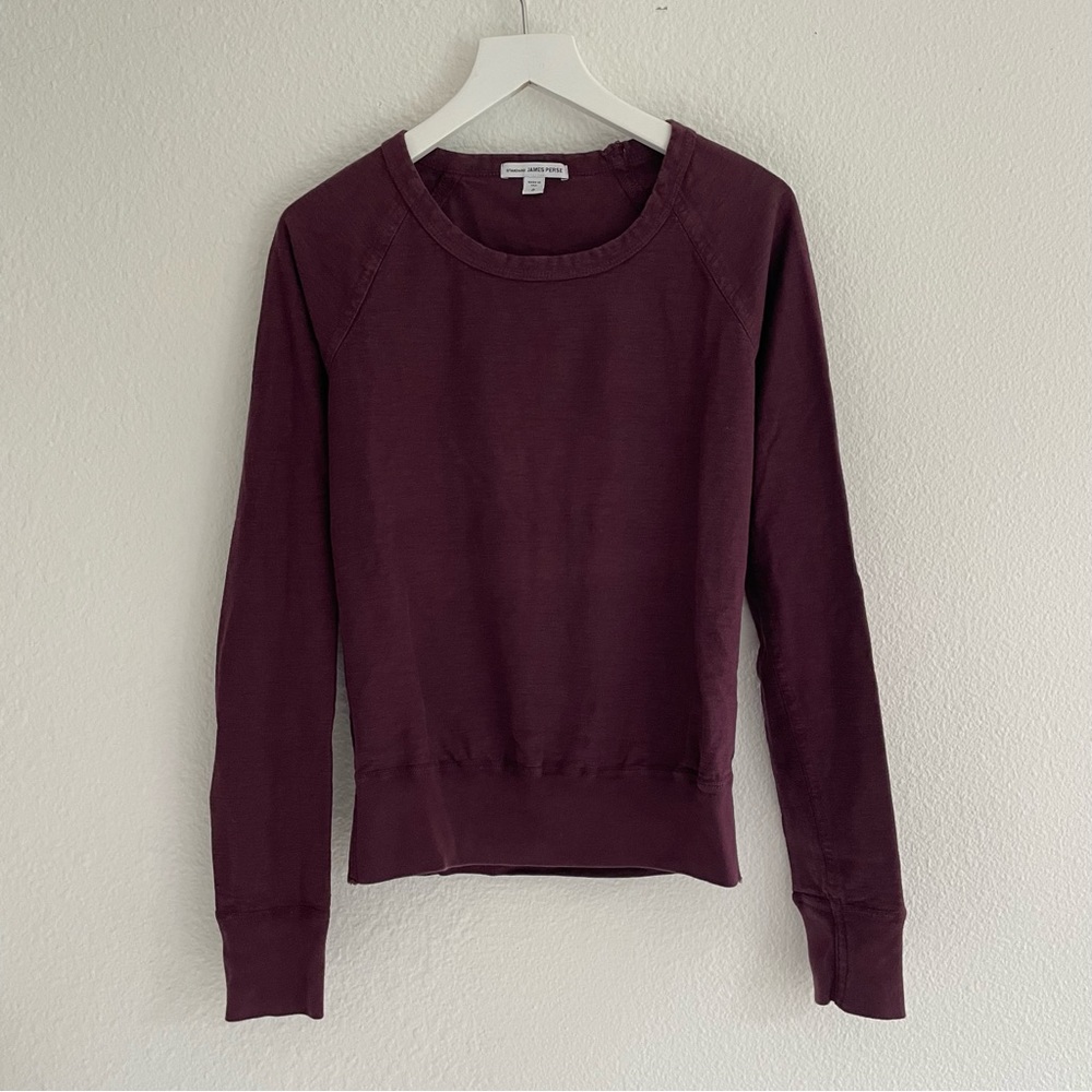 James Perse Maroon Sweatshirt XS/0